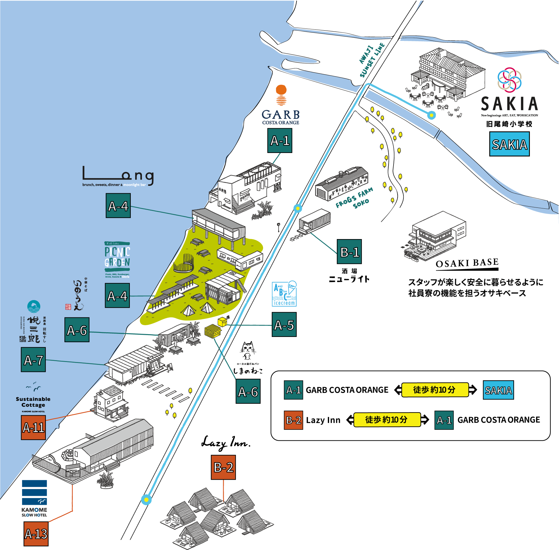 淡路島フロッグスファーム マップ
